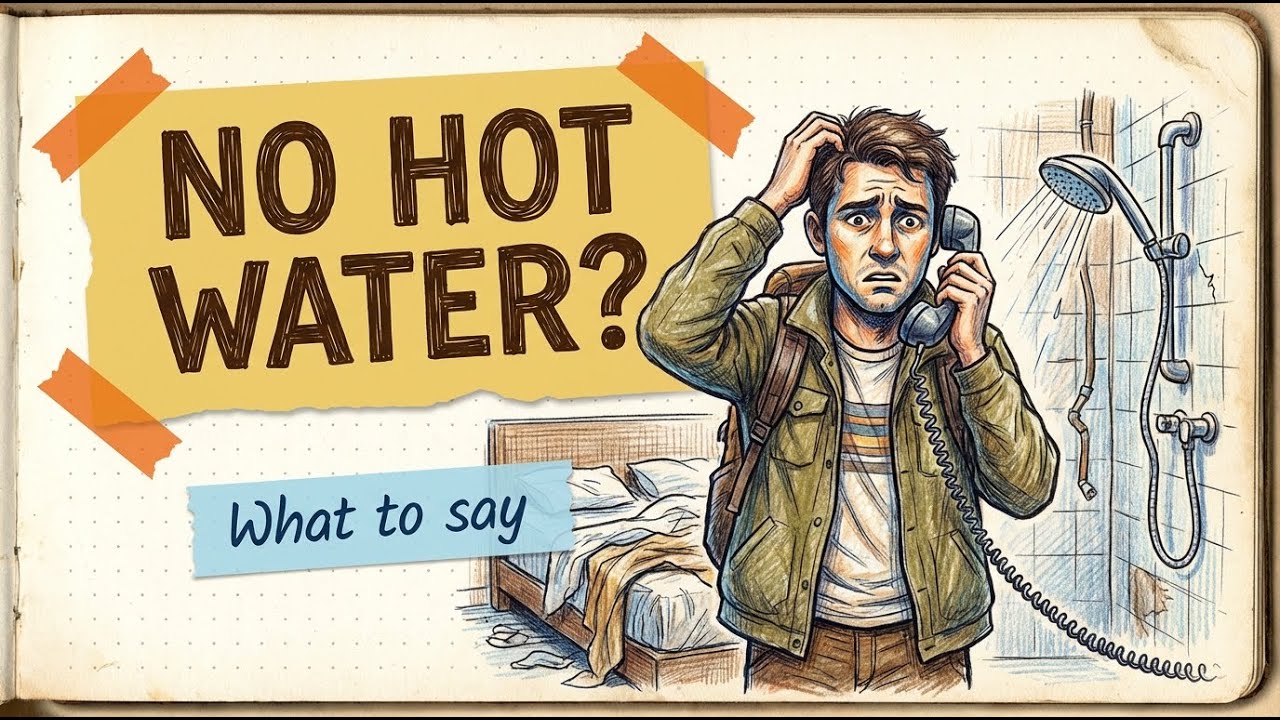 3 Phrases to Fix Hotel Problems (English Speaking Practice)