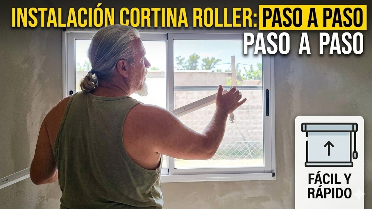 Como no colocar una cortina roller