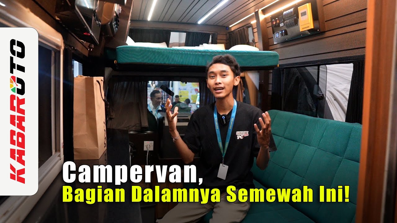 Isuzu Elf NHR 55 Disulap Jadi Campervan, Bagian Dalamnya Semewah Ini!