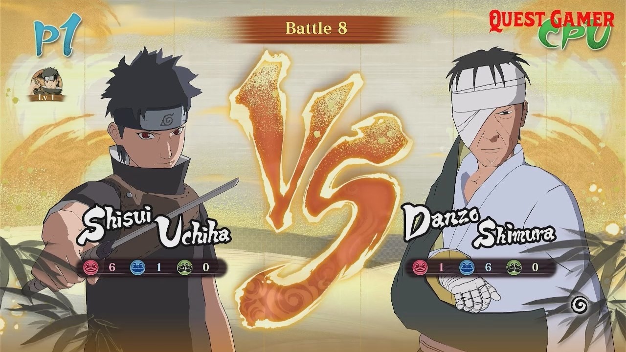 Shisui Uchiha (VS) Danzo Shimura