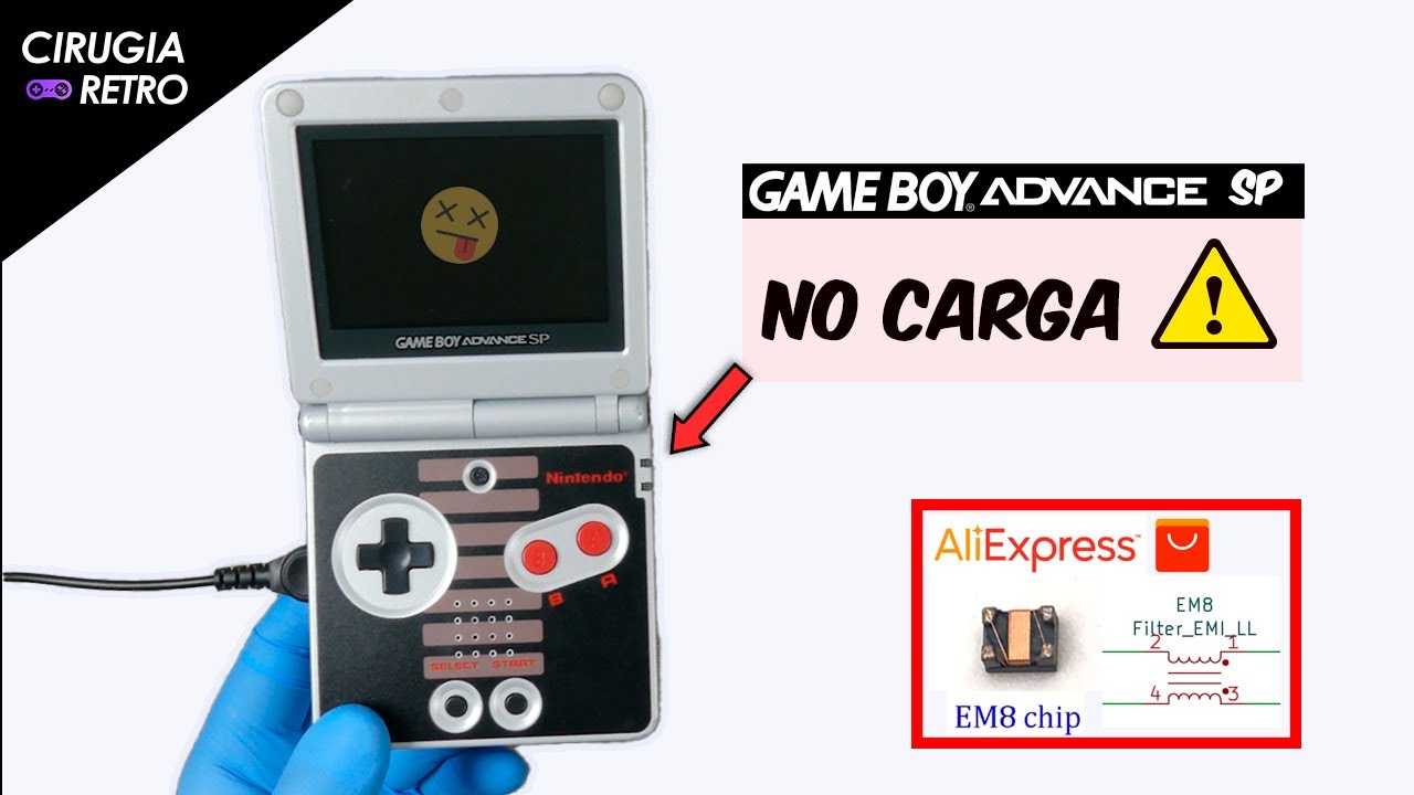 No carga la batería de mi Game Boy Advance SP 😖🪫⚠️ #nintendo #gameboy #cirugiaretro