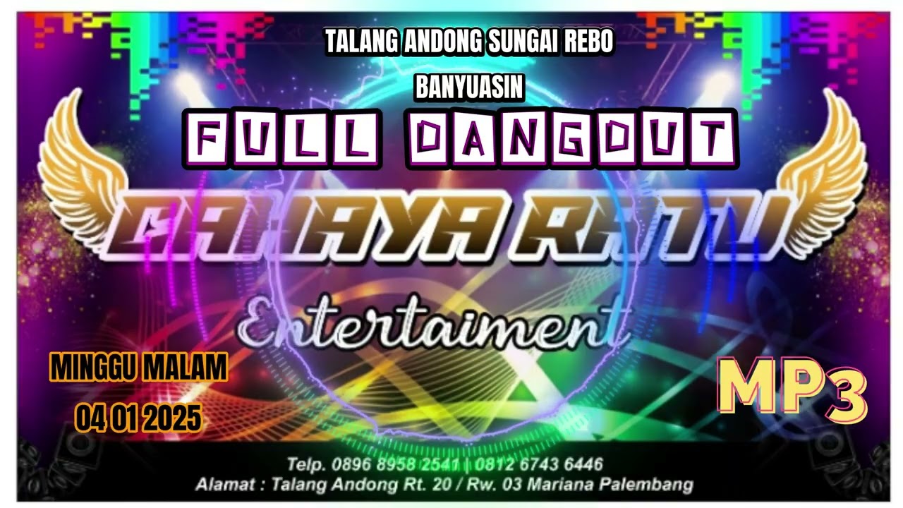 CAHAYA RATU ENTERTAINMENT I FULL DANGDUT I LIVE TALANG ANDONG SUNGAI REBO BANYUASIN