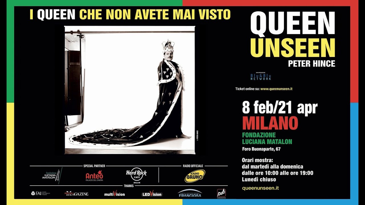 QUEEN UNSEEN - Incontro con PETER HINCE al Palazzo del Cinema Anteo (con i sottotitoli in Ita/Eng)