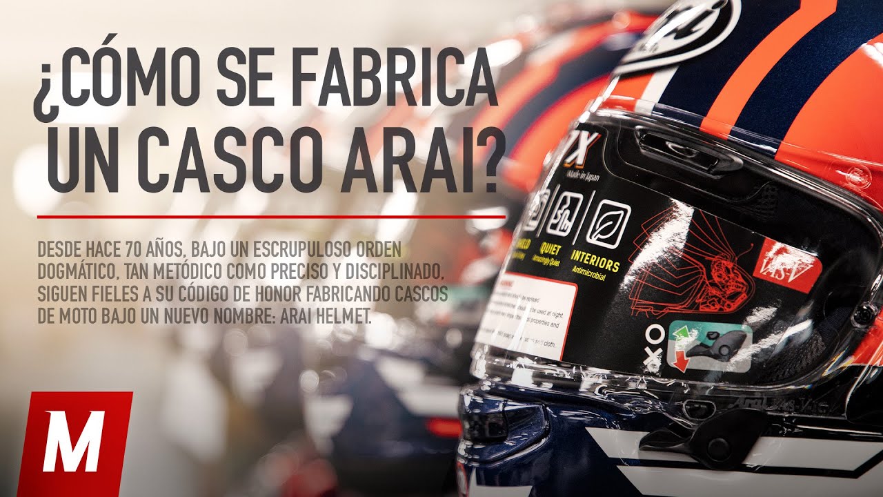 ARAI HELMET | ¿Cascos artesanales hoy día? | Visitamos sus fábricas en Japón