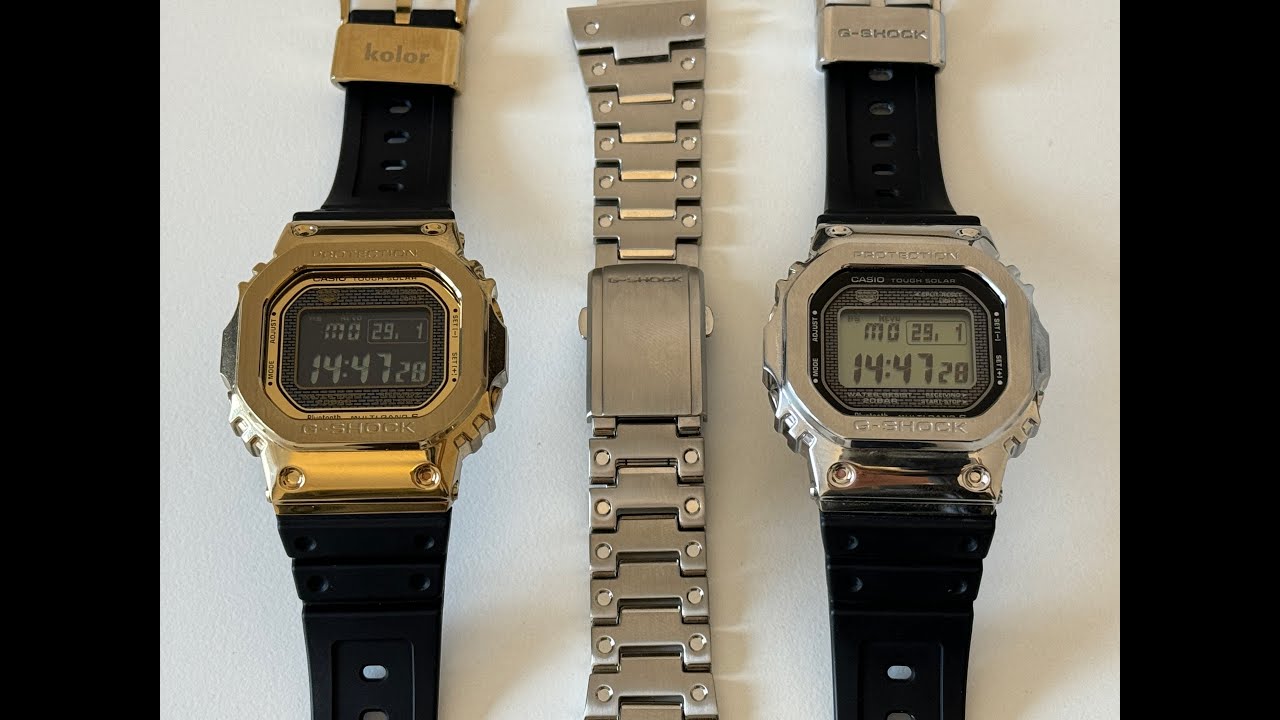 #176 New Wheels for G-Shock GMW-B5000D-1 (Rubber Strap Change)