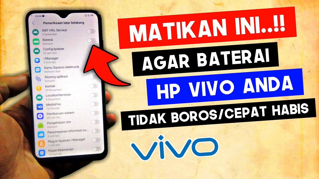 Alasan Baterai Hp Vivo Cepat Habis Dan Cara Mengatasinya