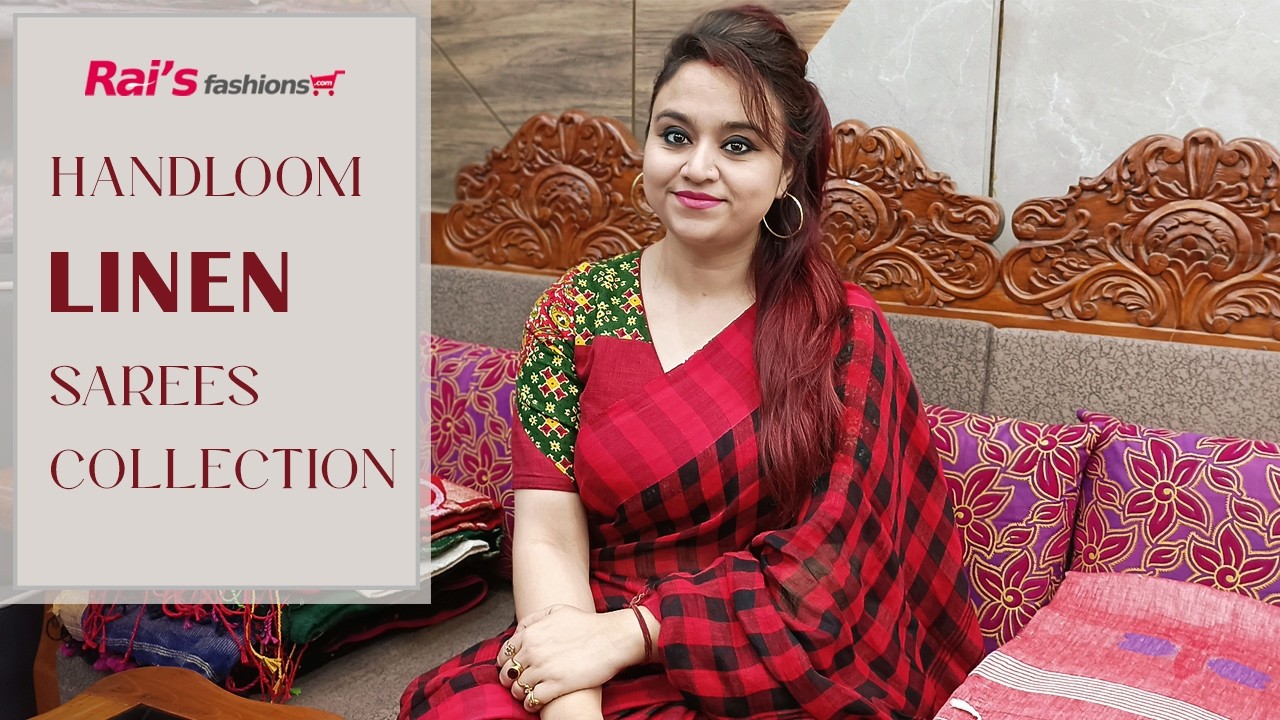 Handloom Linen Sarees Collection (02MHB)