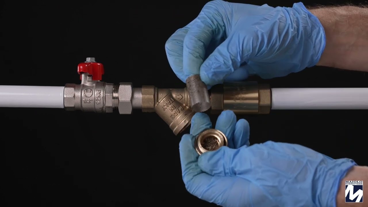 شرح لطريقة إستخدام الصفاية Y من شركة مايولو الإيطالية Maiolo Y Strainer