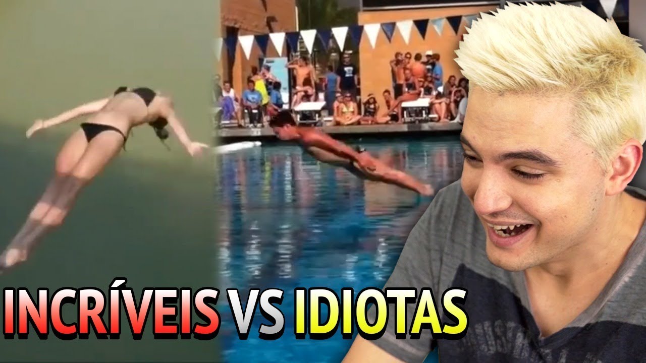 PESSOAS INCR&Iacute;VEIS vs. IDIOTAS - MERGULHO! [+10]