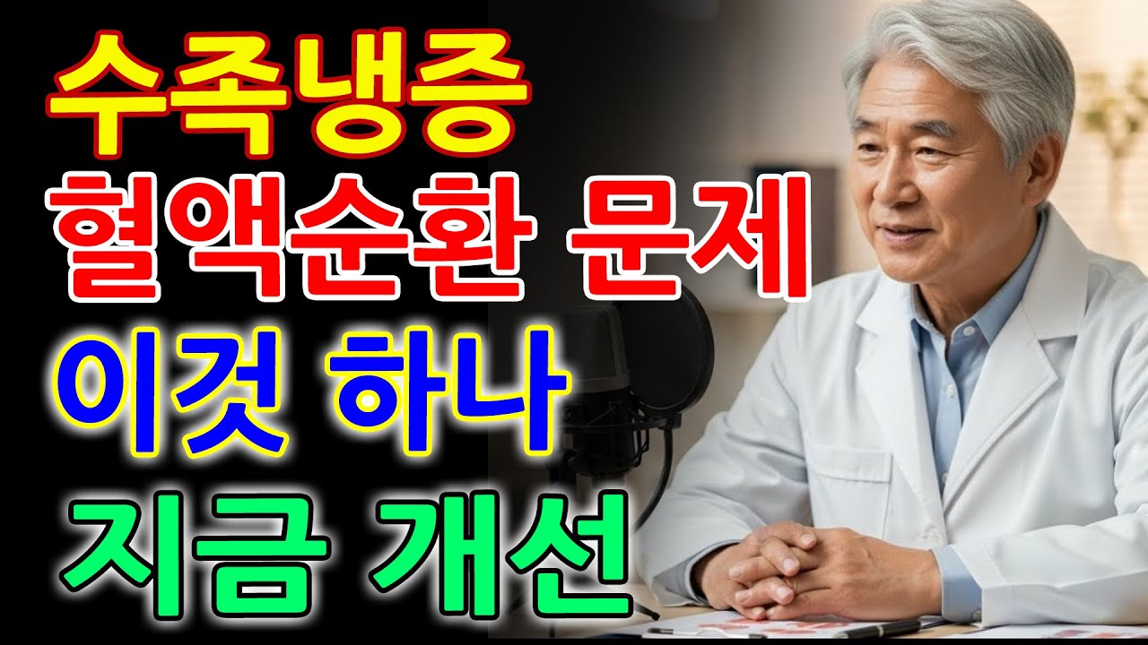 내과 의사 경고! 손발 시리다면 홍삼보다 5배 좋은 녹색인삼 이것 하나로 수족냉증 해결하세요 _ 건강정보