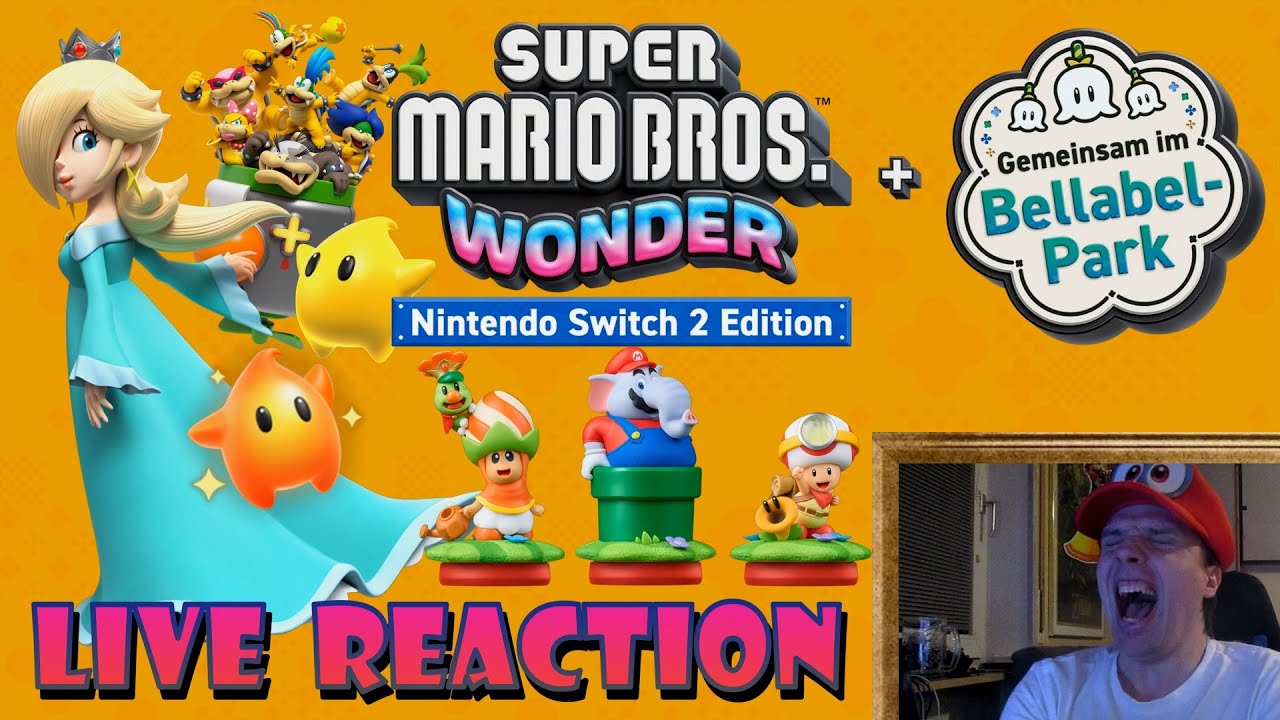 Neues zum Bellabel-Park in Super Mario Bros. Wonder für Switch 2 [Live Reaction]