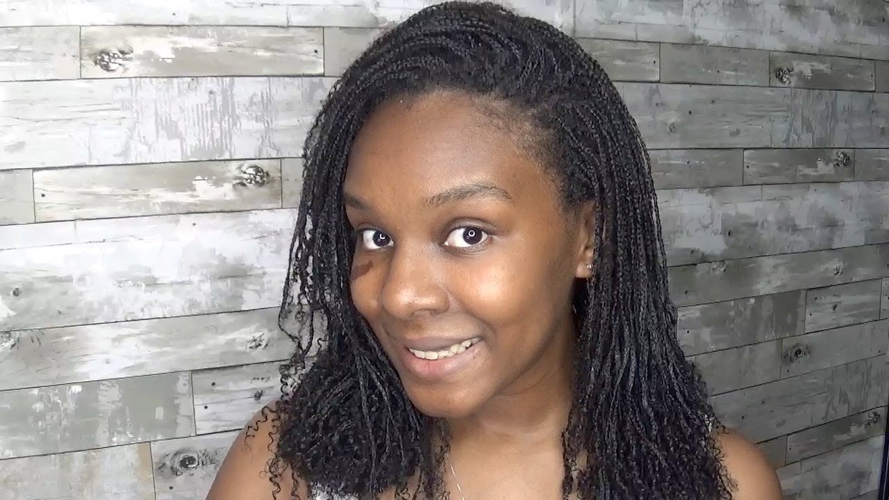 4 months Natural mini braids update