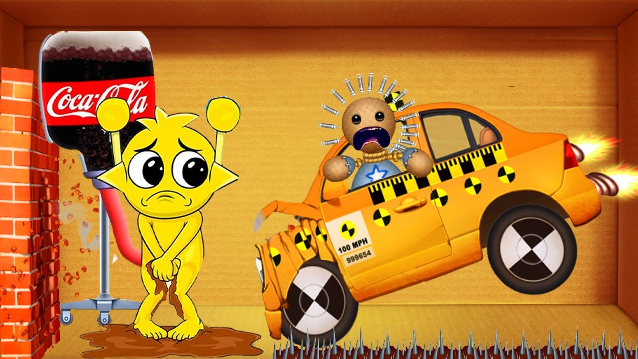Taxi VIP vs SPRUNKI YELLOW The Buddy & Shin Sonic | KICK THE BUDDY