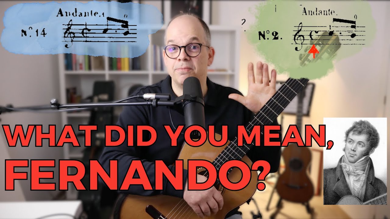 Fernando Sor - Andante op. 35 no. 14 in A Minor for Classical Guitar