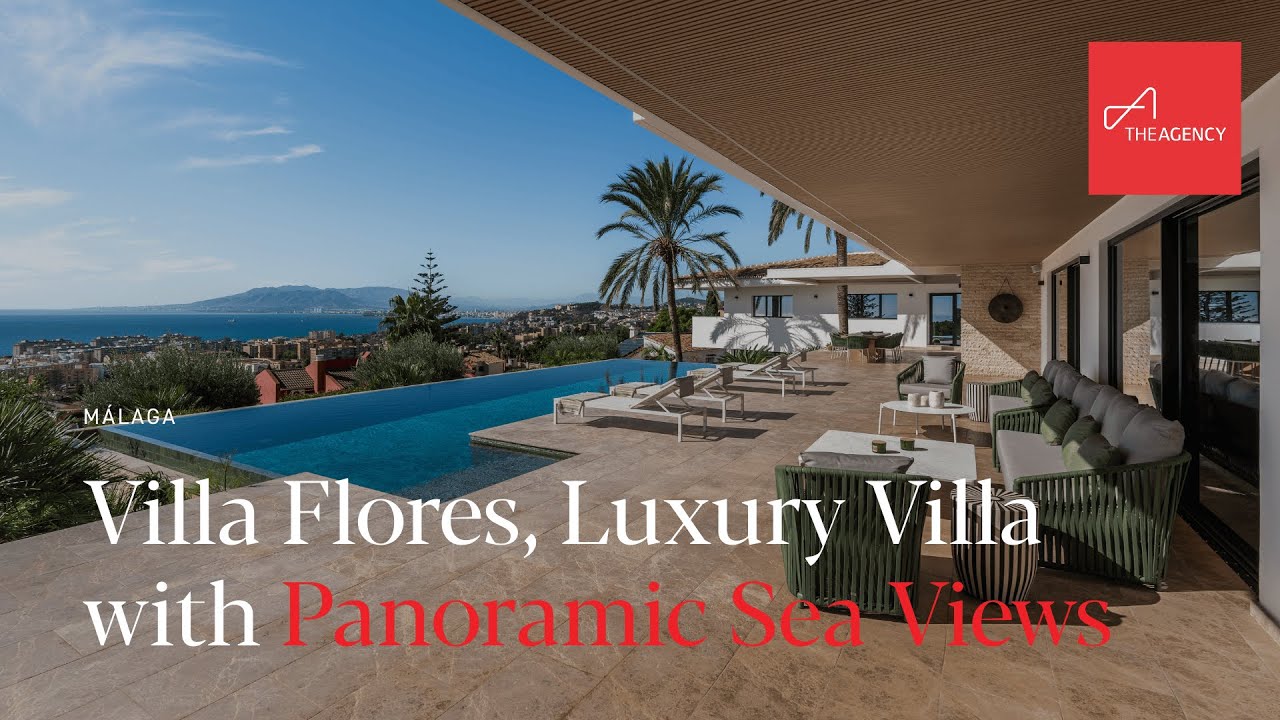 Villa Flores | Renovated Luxury Villa with Panoramic Sea Views in M&aacute;laga