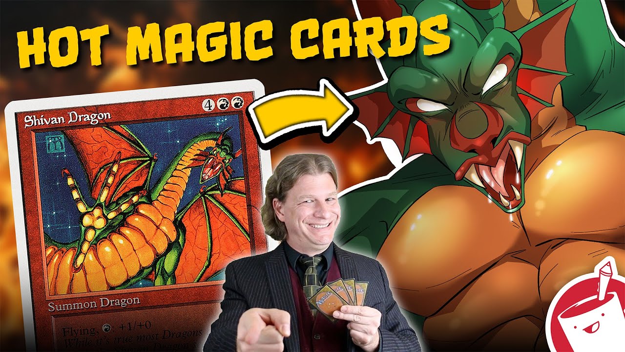 Drawing Classic Magic Cards But Making Them HOT (ft. The Prof)