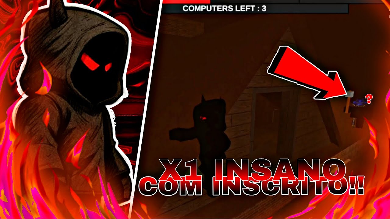 FUI X1 COM UM INSCRITO DO CANAL!! 🔥 (Flee the facility )