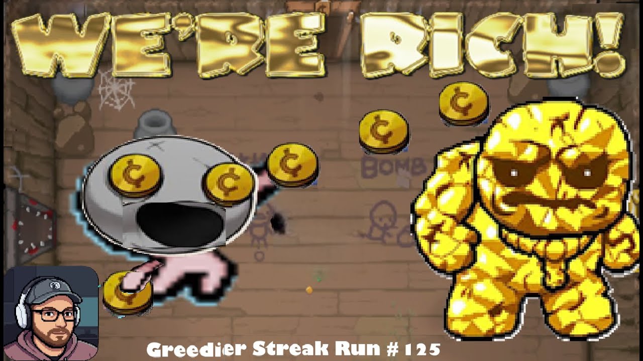We’re Rich! | Binding of Isaac Repentance Greedier Streak Run 125