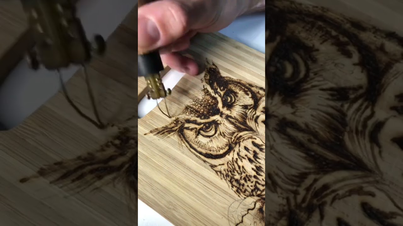 Evoluindo a cada obra... #pirografia #arteemmadeira #desenhistainiciante #artesanato