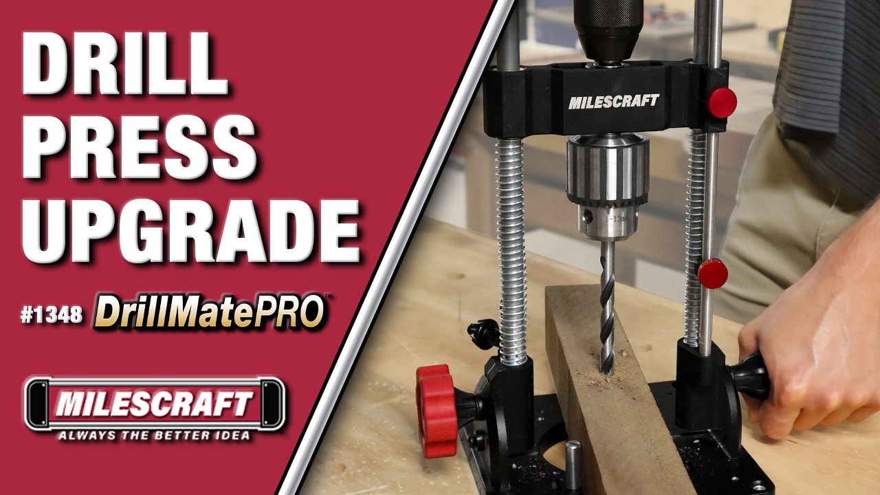 Milescraft 1348 DrillMatePRO™ Heavy Duty Portable Drill Press / Guide