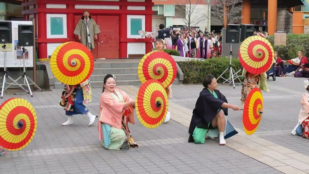 なかよし座（Ebinaよさこい2026・「こころ万華鏡」・七重の塔前その二）