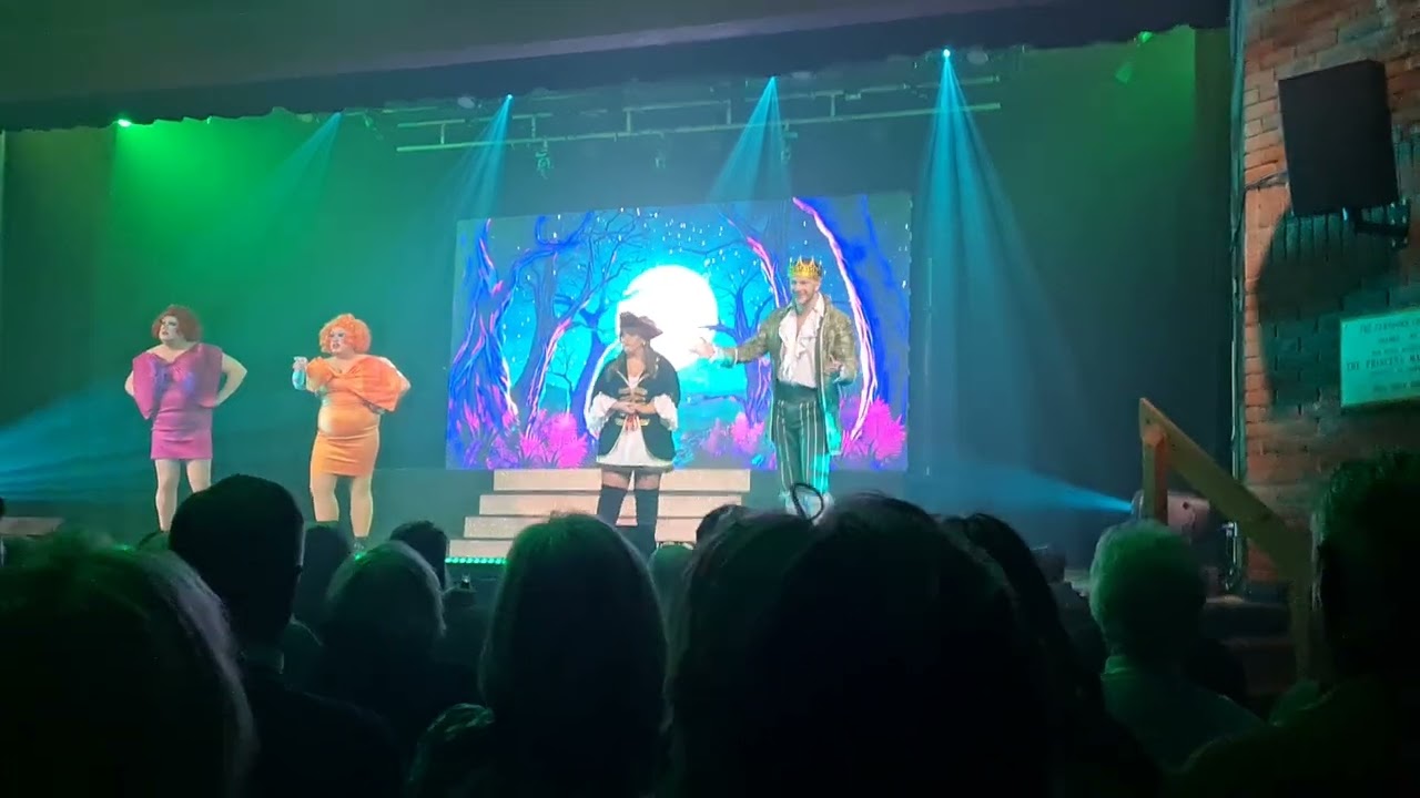 Lady Alan & Sally Vate Ghost Gag Sinderella Balls Deep. BOURNEFREE PANTO 2023