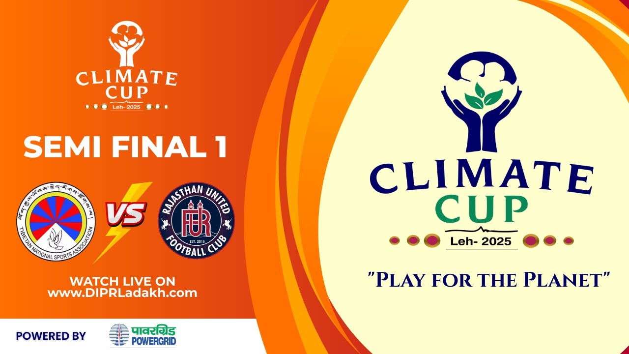 Climate Cup 2025 | Semi Final -1 | Rajasthan United FC vs Team Tibet  | 5th September | Live