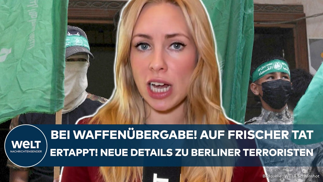 BERLIN: Bei Waffenübergabe! Auf frischer Tat ertappt! Neue Details zu deutschen Hamas-Terroristen