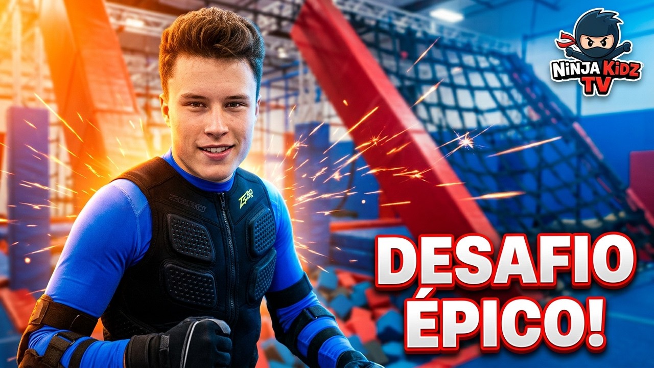 BATALHA TURBO! 🆚 Crianças ninjas competem em novas provas | Ninja Kidz TV Português
