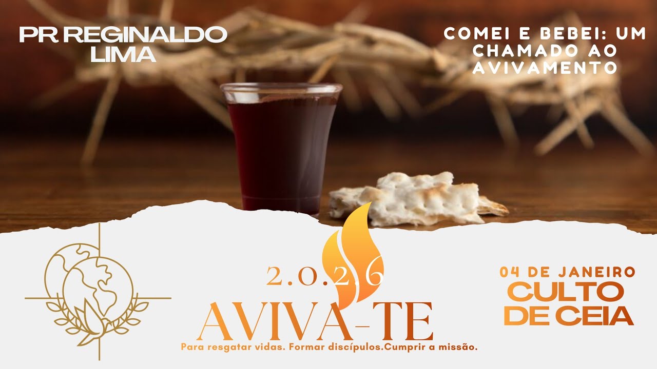 COMEI E BEBEI: UM CHAMADO AO AVIVAMENTO! Pr Reginaldo Lima