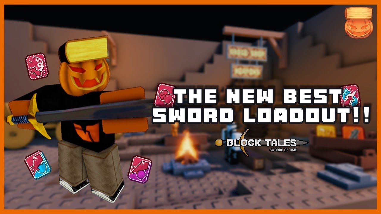 THE NEW BEST SWORD LOADOUT!!! Roblox Block Tales