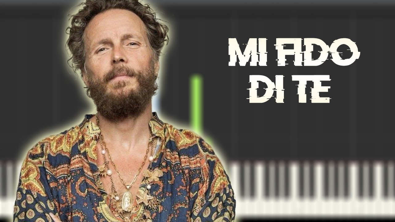 Jovanotti - Mi fido di te | Piano Tutorial / Partitura / MIDI
