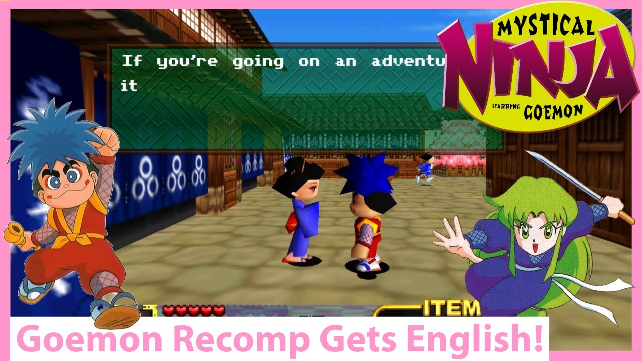 Goemon Recomp Now in English! Mystical Ninja PC Recompilation Is Here With Updates!