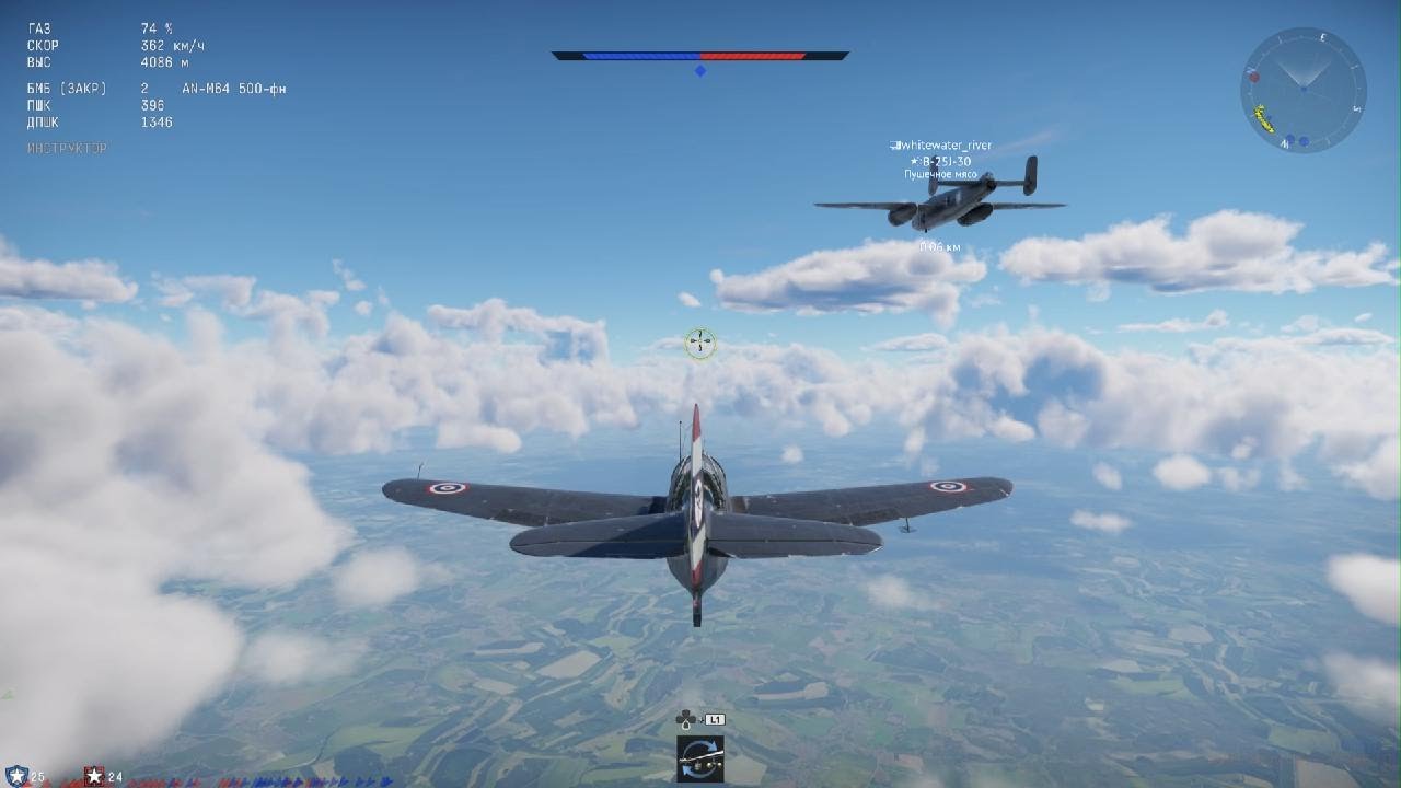 War Thunder_SB2C-5 насыщеный геймплей