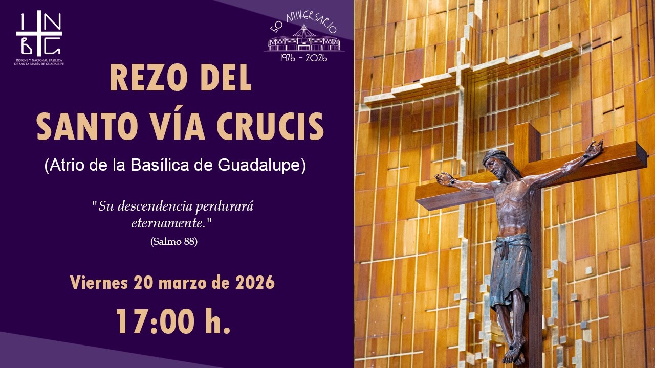 Rezo del Santo Vía Crucis, 20 de marzo de 2026, 17:00 h.