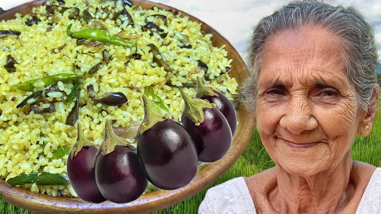 Eggplant Fried Rice | Brinjal Biryani | Eggplant Rice | Brinjal Rice