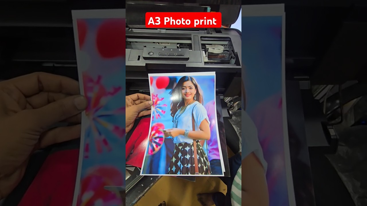 How to Photo printing A3 Size best printer Epson L1800 L18050