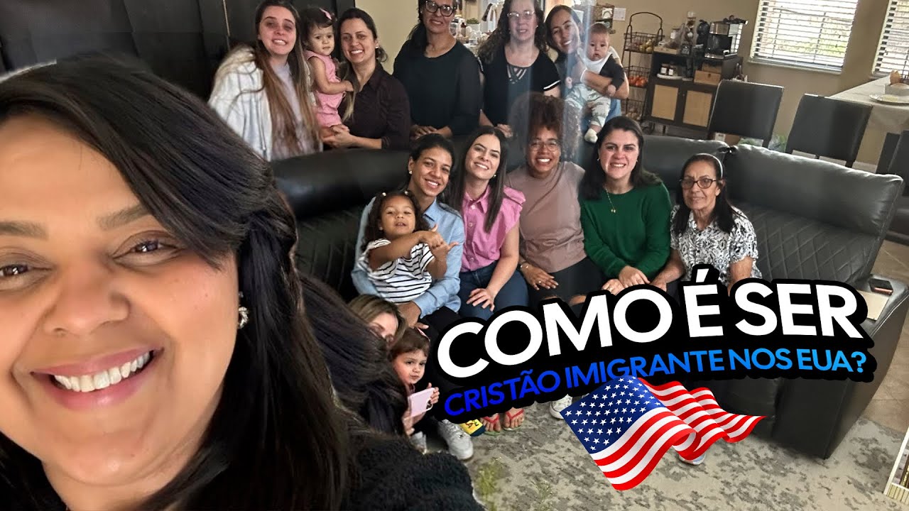 COMO É A VIDA CRISTÃ DO IMIGRANTE NOS ESTADOS UNIDOS | VLOG DO NOSSO DIA 