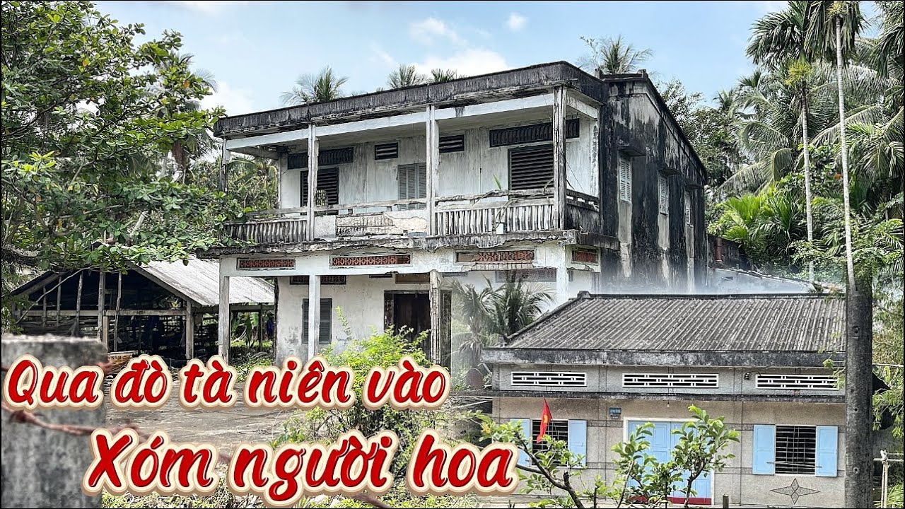 Hành Trình Qua Đò Tà Niên Lạc Vào Xóm Người Hoa Sinh Sống Ở Cồn Nhỏ Rất Lâu Đời Ở Kiên Giang 