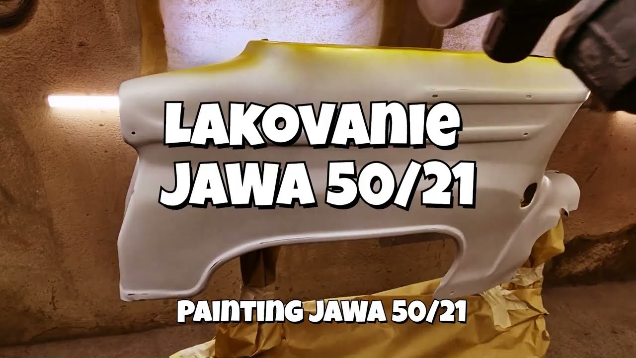Lakovanie JAWA 50-21 / Painting JAWA 50-21