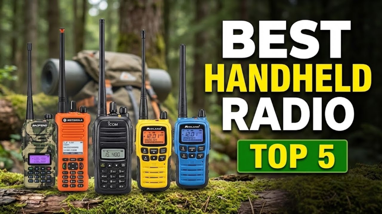 Best Handheld Radio (2025) – Top 5 Picks for Range, Clarity & Battery Life!