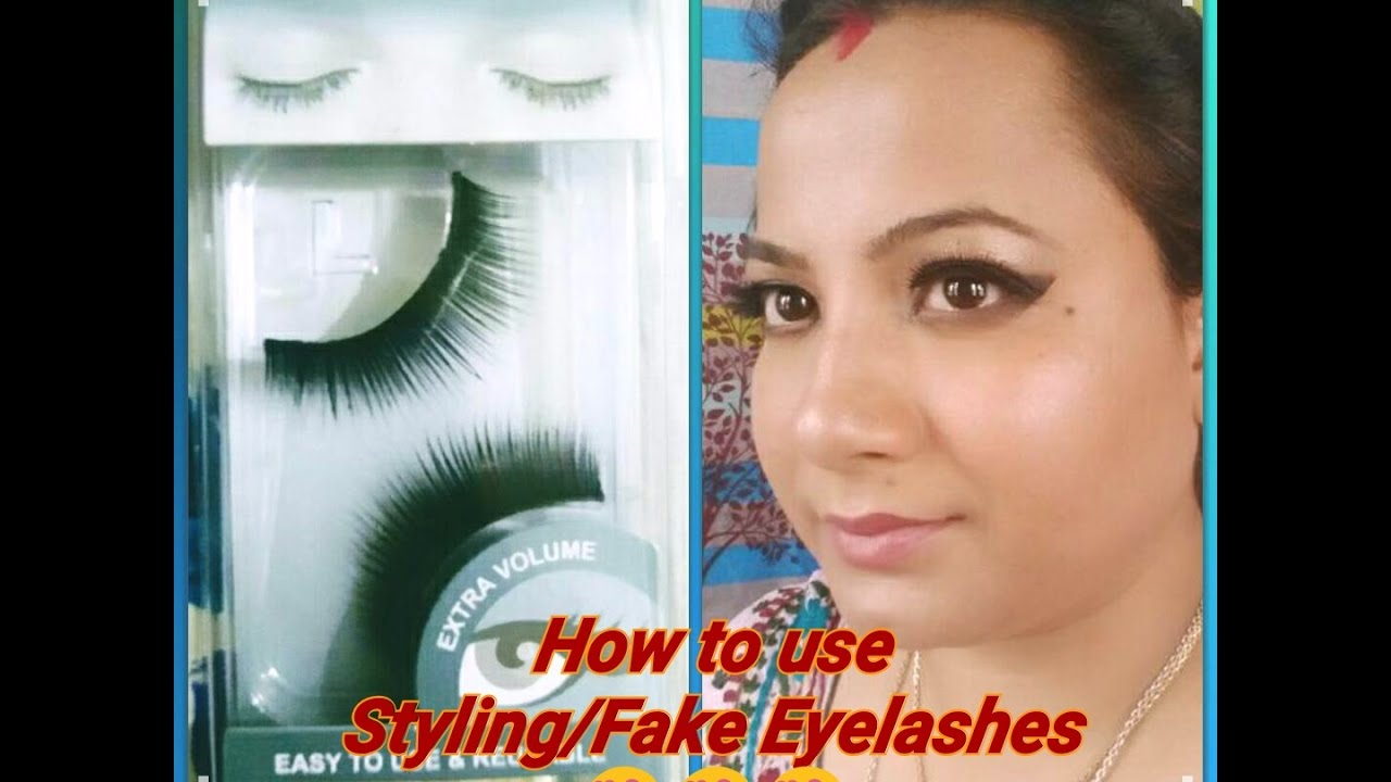 How to use FAKE EYELASHES | STYLING EYELASHES TUTORIAL | BASICARE STYLING EYELASHES Full HD