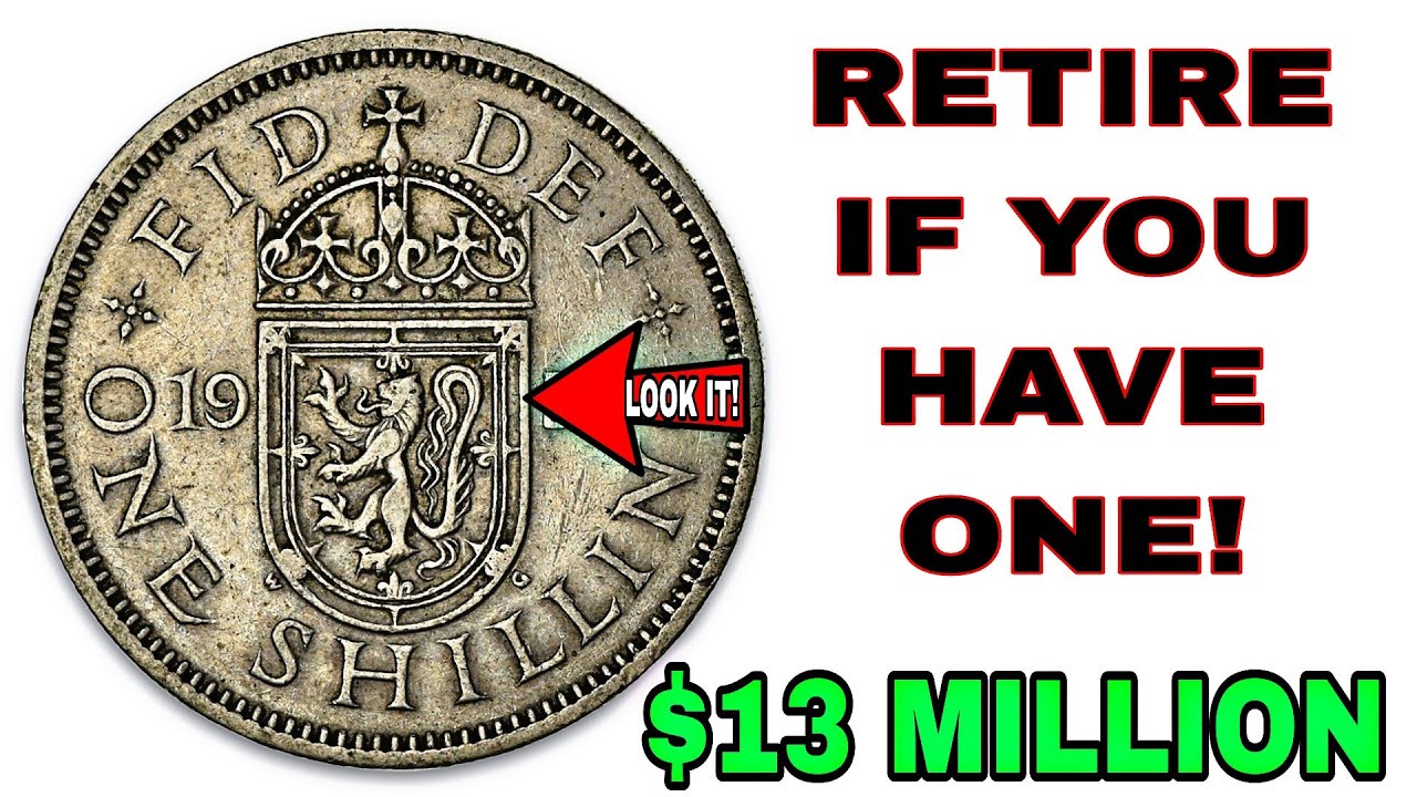 Rare UK One Shilling Coins You Can’t Miss – Top 8 Coins Selling for Big Money in Dollars Today!