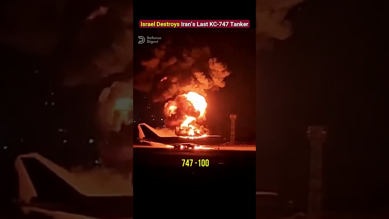 Израиль уничтожил последний иранский самолет-заправщик KC-747!