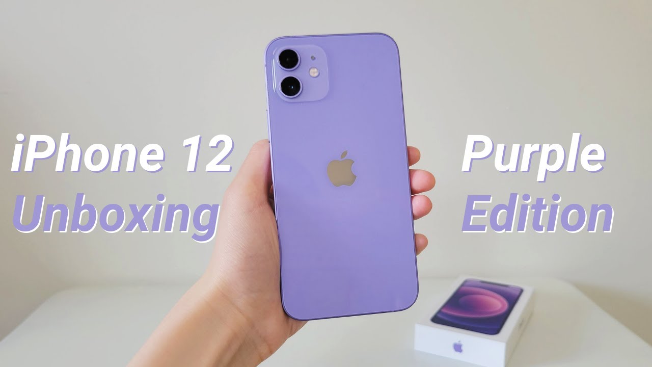 Purple iPhone 12 Unboxing 💜 | My Sister's FIRST Phone!