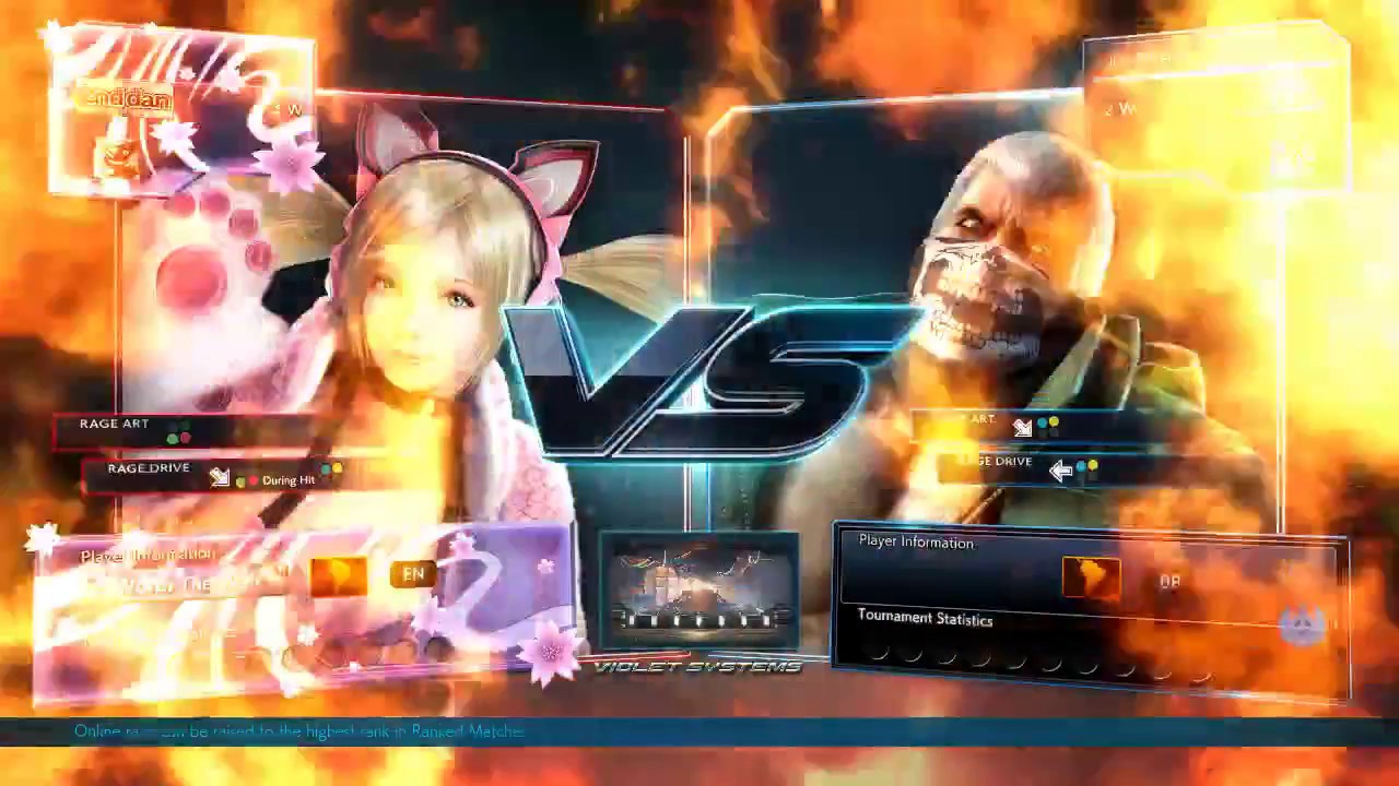 Lucky Chloe vs Bryan - Tekken 7