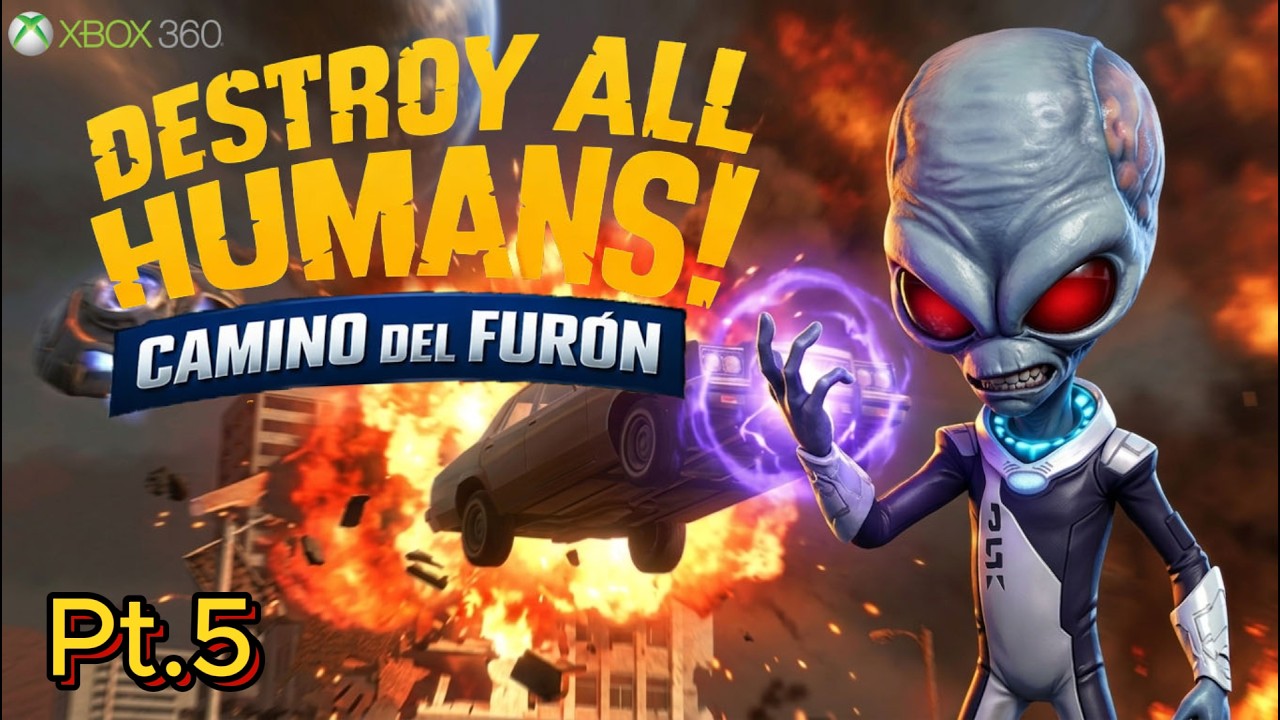 Destroy All Humans! El Camino del Furon (Xbox360) PT.5