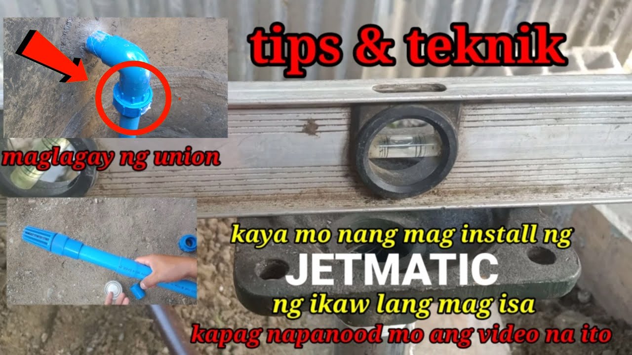 Paano mag install ng jetmatic  water pump ng ikaw lang mag isa step by step(How to install jetmatic)