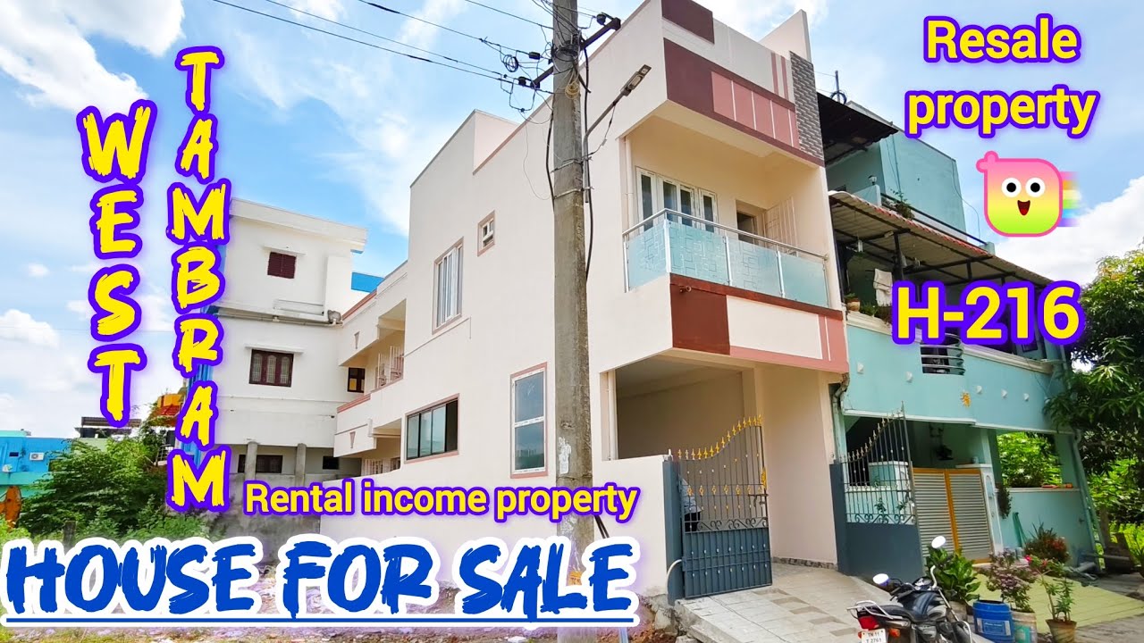 House for sale in west tambram|OldPerungalathur Income property|Low budget| Resale |urgent sale