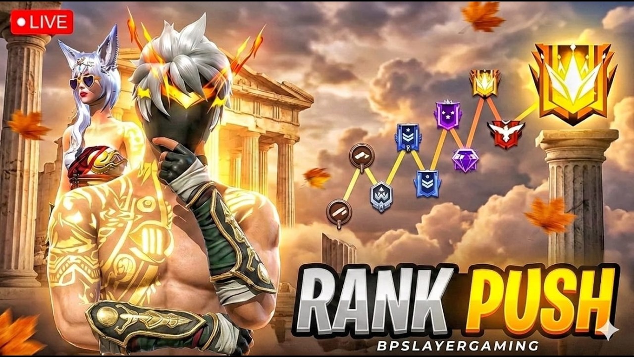 FREE FIRE LIVE 🔴 | New Update Gameplay | Rank Push 😈